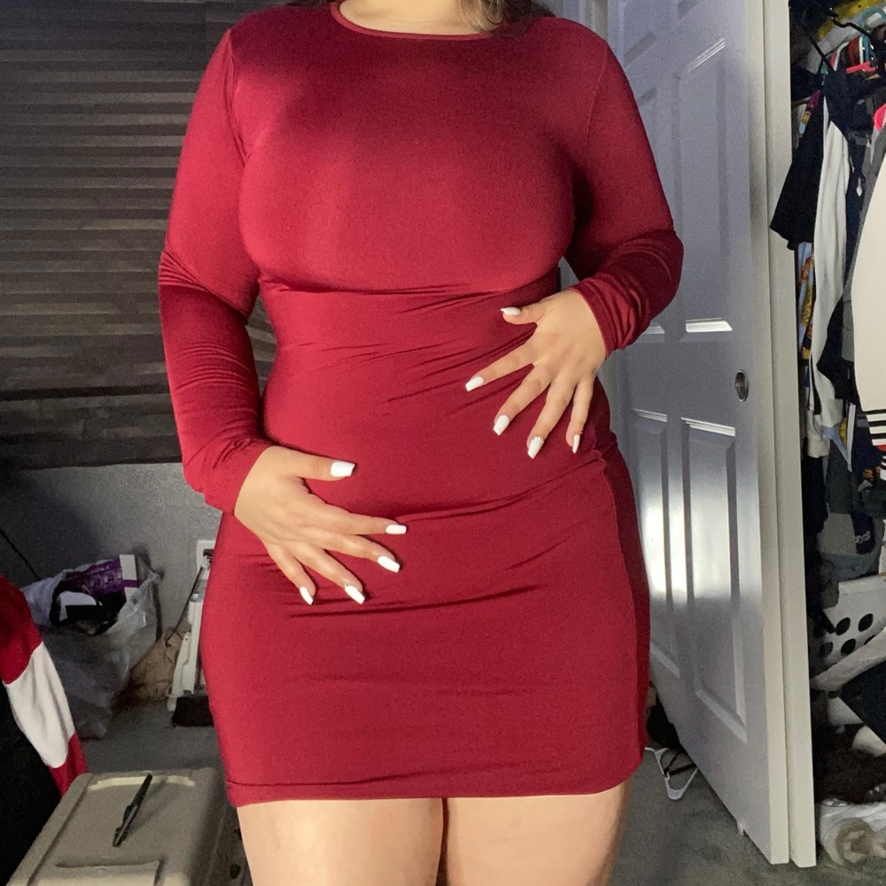 Red Night out Dress size medium